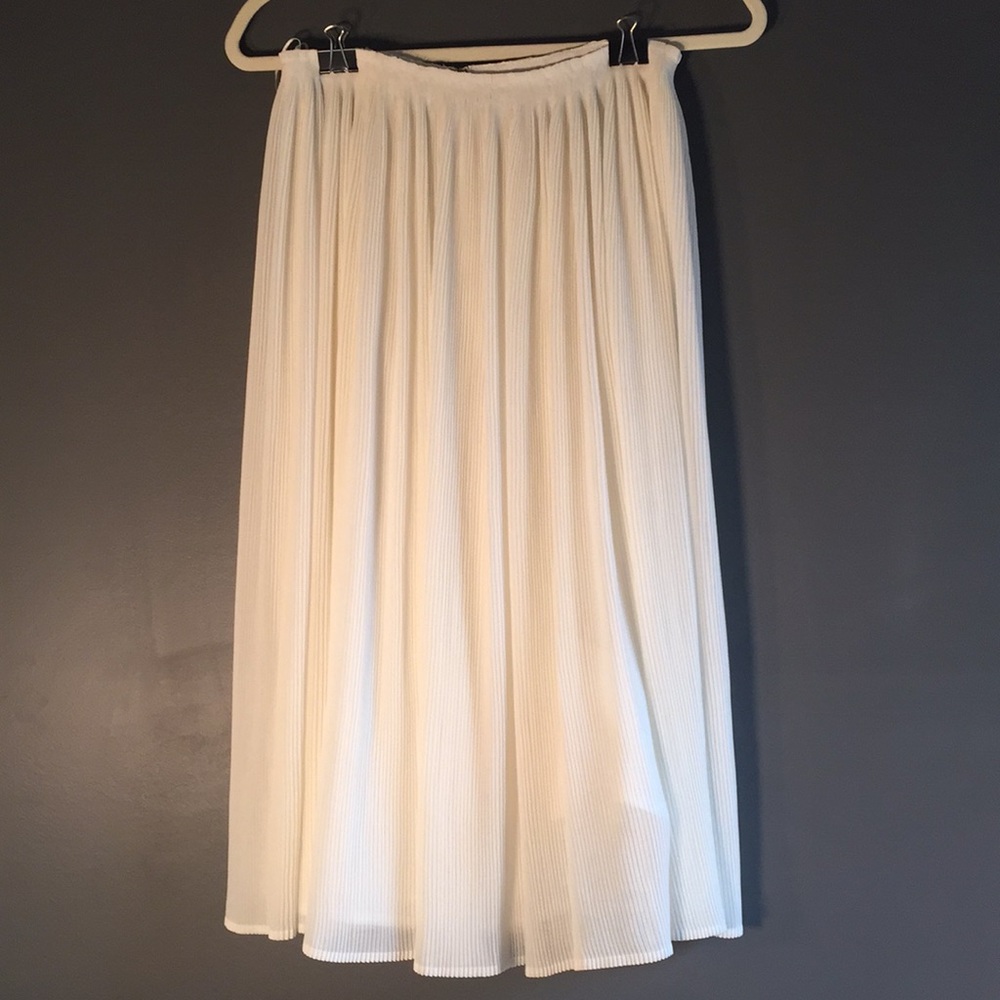 Reiss Helena micro pleat midi skirt